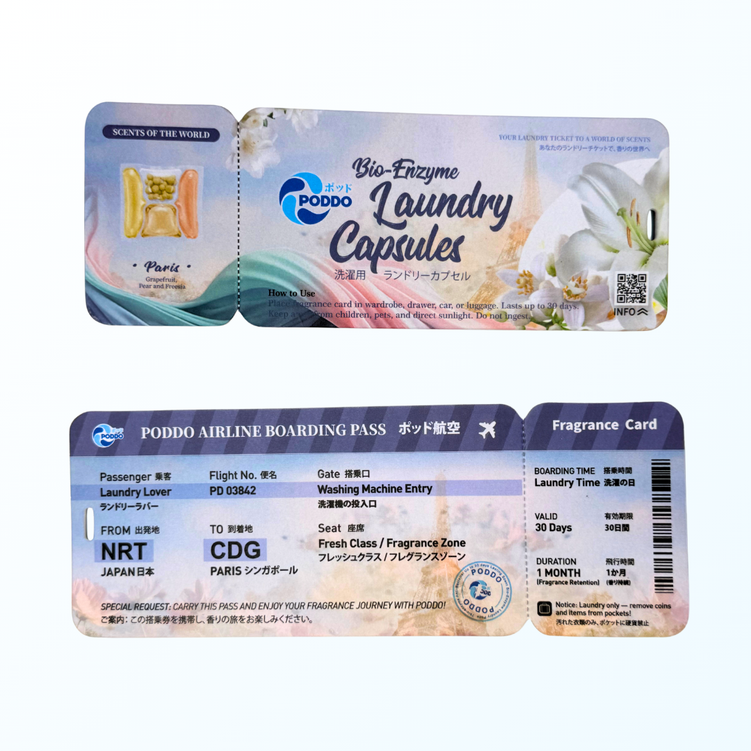 PODDO Scents of the World Fragrance Card - Singapore / Paris