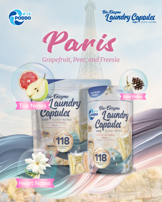 Best Smelling Laundry Capsules in Singapore: Meet PODDO Scents of the World