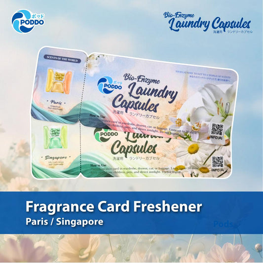PODDO Scents of the World Fragrance Card - Singapore / Paris