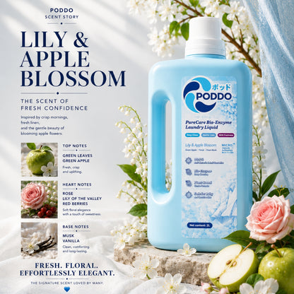 Poddo PureCare Bio-Enzyme Liquid Laundry Detergent – 2L