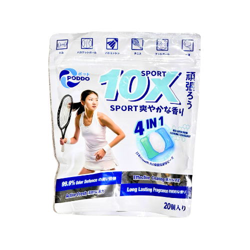 Poddo Sport Bio-Enzymes Laundry Capsule Refill Pack (20 Pods)