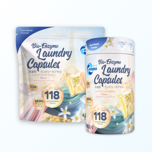 [NEW LAUNCH] PODDO Scents of the World Bio-Enzymes Laundry Capsules - Paris / Singapore
