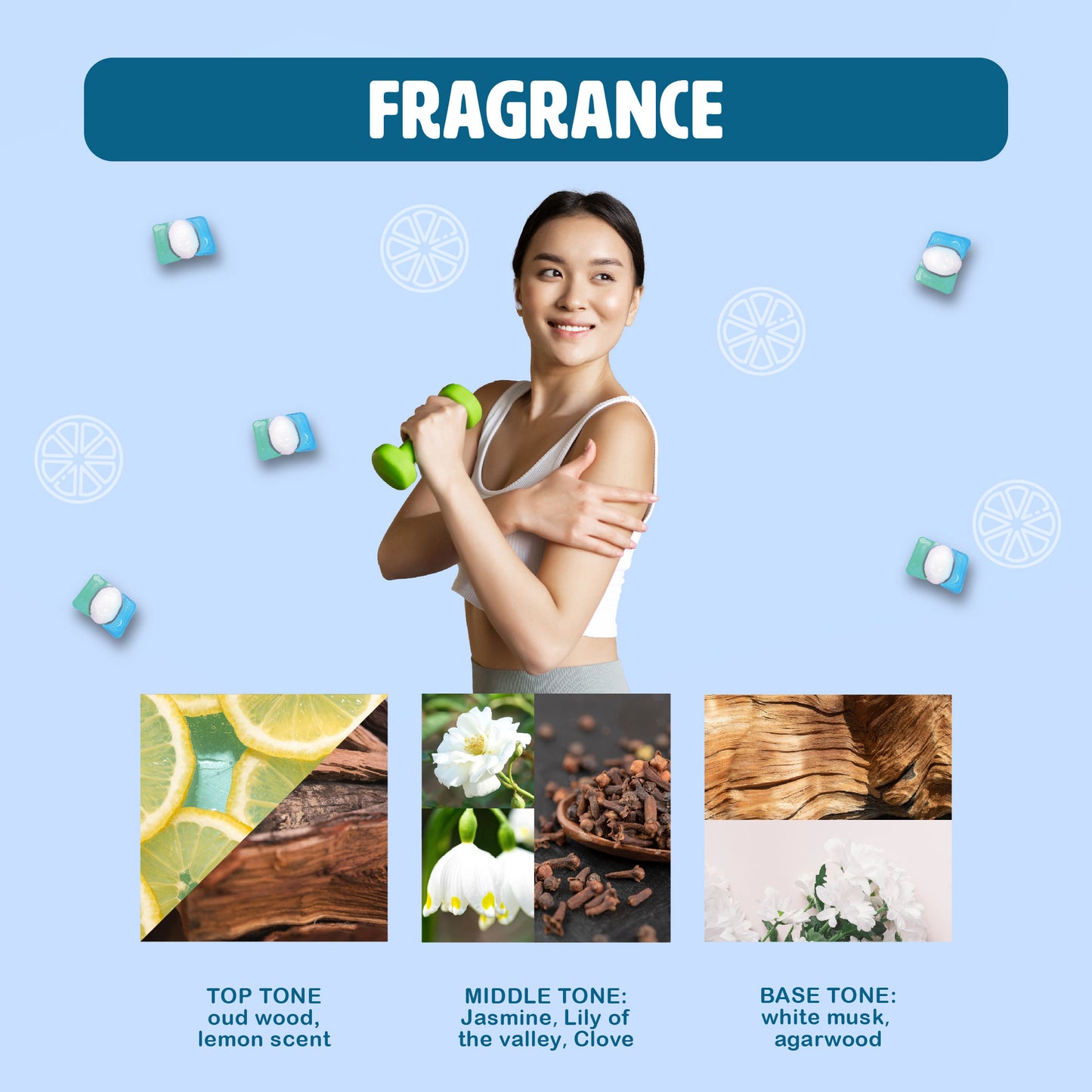 Poddo Sport Bio-Enzymes Laundry Capsule Refill Pack (20 Pods)